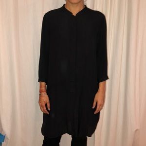 Black Madewell shirt dress
